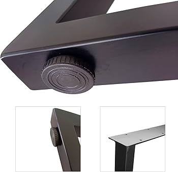 Amazon.co.jp: Homtone アイアン脚 高さ40cm 2脚セット 鉄脚 スクエア