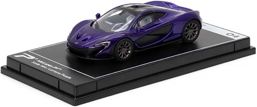 Amazon.com: PosterCars - 1:64 Scale McLaren P1 Lantana Purple