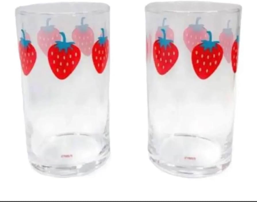 Amazon | 矢沢あい いちごグラス ペアグラス コップ NANA ナナ | ノー