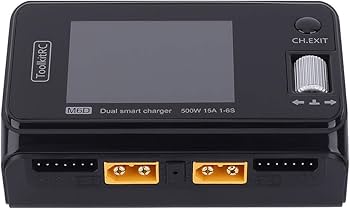 Amazon | ToolkitRC M6D 500W 15A DCデュアルチャンネルMINIスマート充