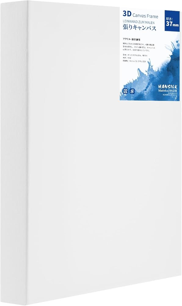 Amazon.co.jp: HANSILK 3Dキャンバス F3 273x220mm 厚み37mm 側面にも