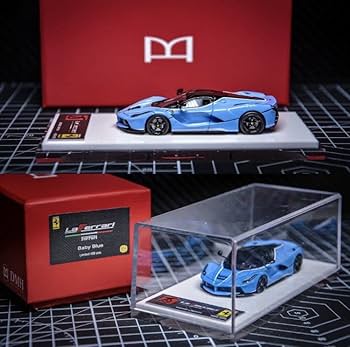 Amazon.co.jp: 1/64 DMH ラフェラーリ Laferrari 水色 : おもちゃ