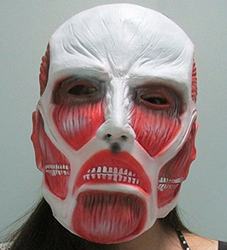 Amazon.co.jp: 進撃の巨人 超大型巨人風 マスク コスプレ : ホビー