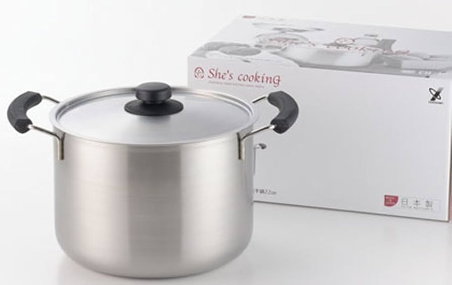 Amazon｜ヨシカワ 深型両手鍋 22cm ソースポット IH・直火対応