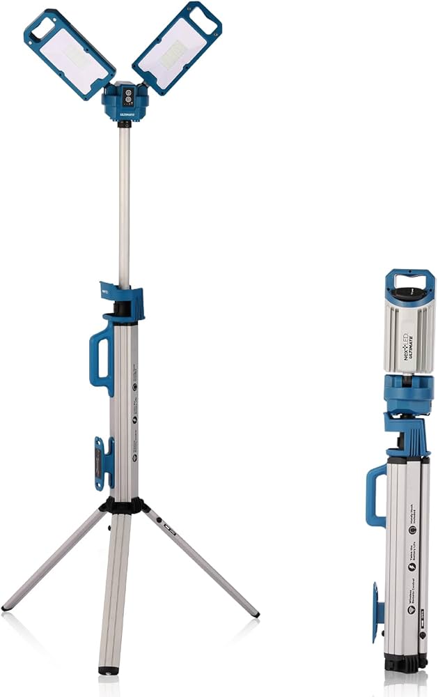 Amazon.com: NextLED Ultimate NT-6926M Heavy Duty Tripod Work Light