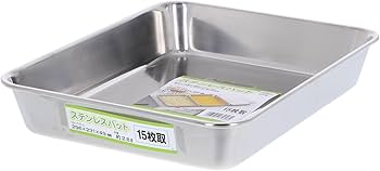 Amazon｜高儀 TAKAGI ステンレス 角バット 15枚取 容量2.8L 長方形