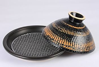 Amazon｜長谷園 ふっくらさん 土鍋 大(3-5人用) 黒らく ND-06｜土鍋