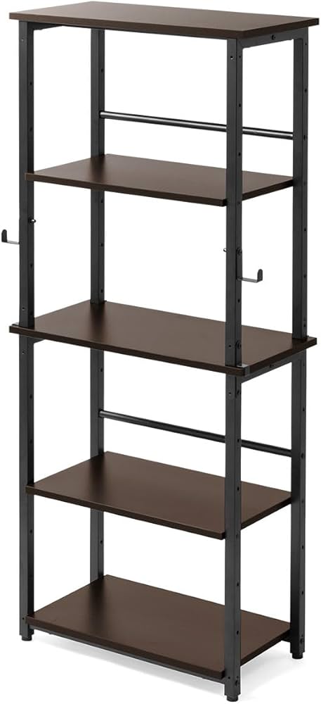 Amazon.co.jp: サンワダイレクト デスクサイドラック 上下分割 高さ