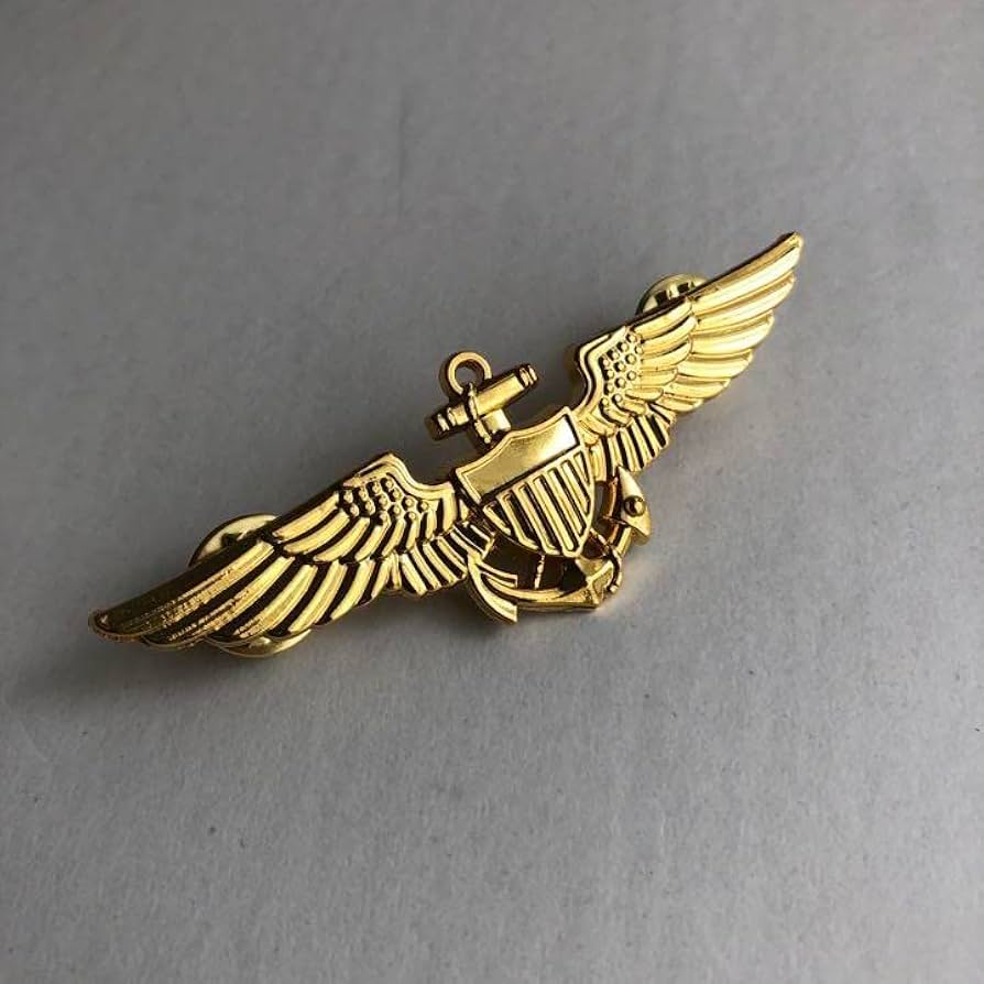 ☆1940年代＊アメリカ軍＊海軍＊銀製＊パイロット章（実物