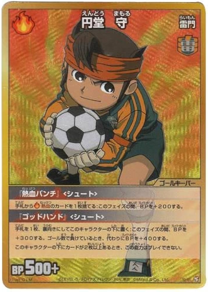 Amazon.co.jp: イナズマイレブン TCG 円堂 守(SR) Y2-01 : おもちゃ