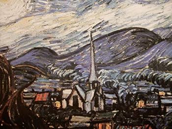 Amazon.co.jp: JHA 額絵 絵画 世界の名画 ゴッホ「星月夜