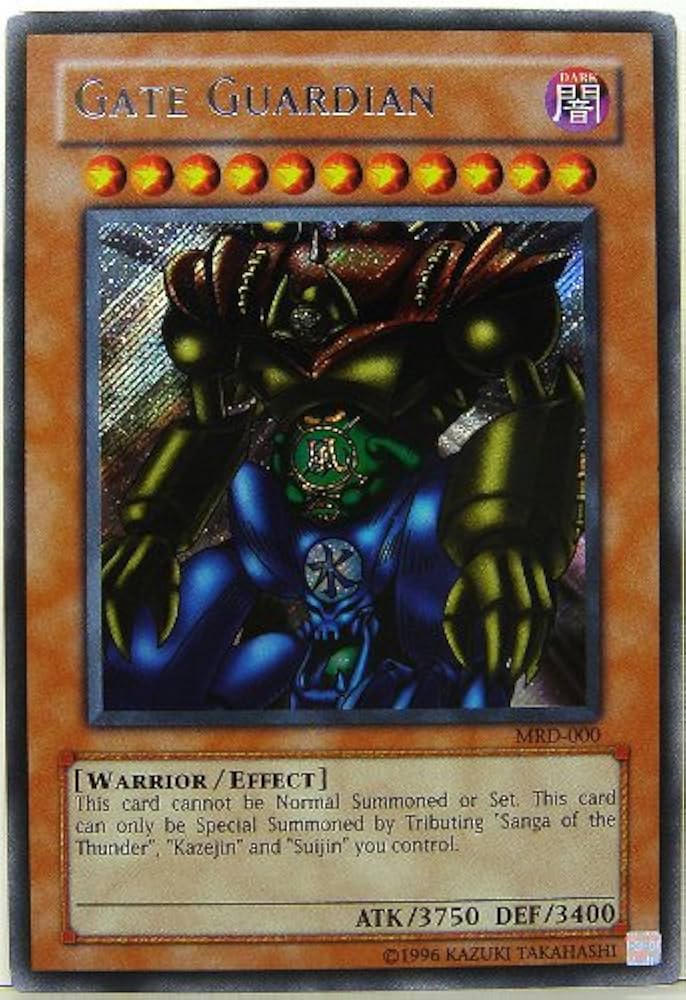 Amazon.co.jp: MRD-000-SCR 《遊戯王英語版》 【 Gate Guardian