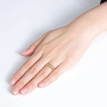 Amazon | [スペランツァ] K18 18金 ハートビスマルクリング 6.5mm幅