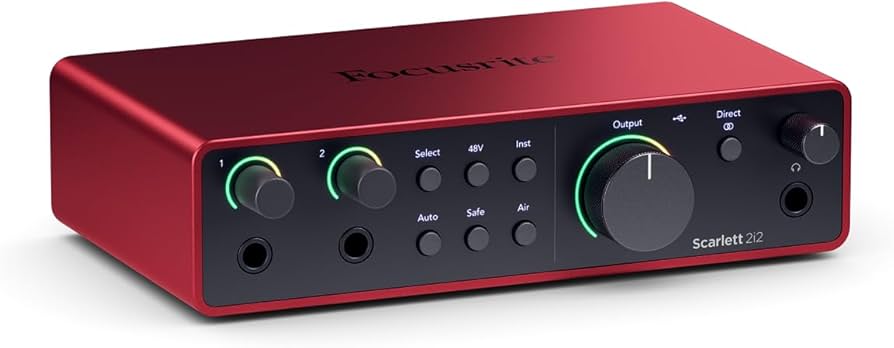 Amazon.co.jp: Focusrite Scarlett 2i2 4th Generation USB Audio