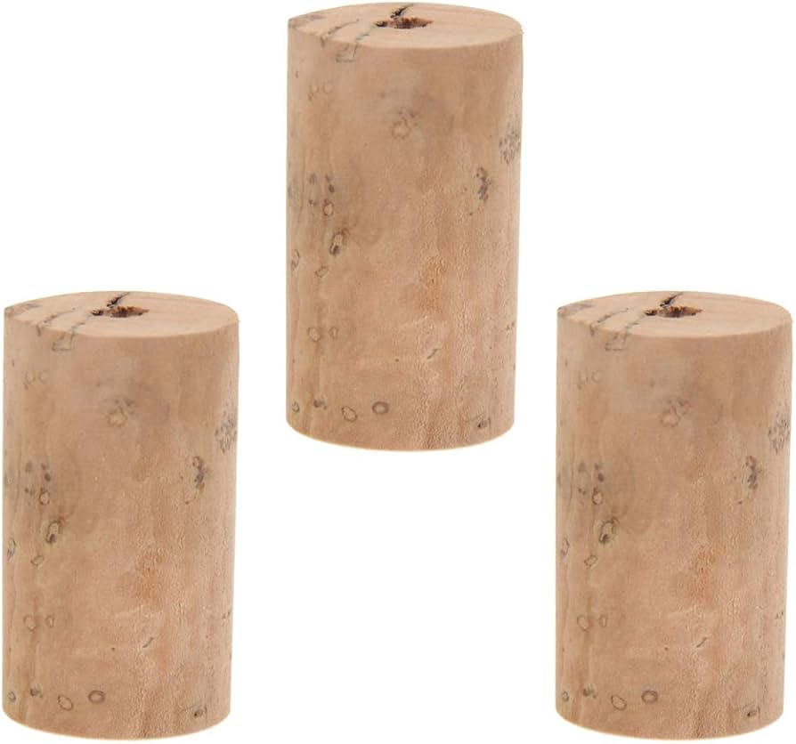 Amazon | KESOTO フルートヘッドコルク フルートアクセサリー 3個 | 木