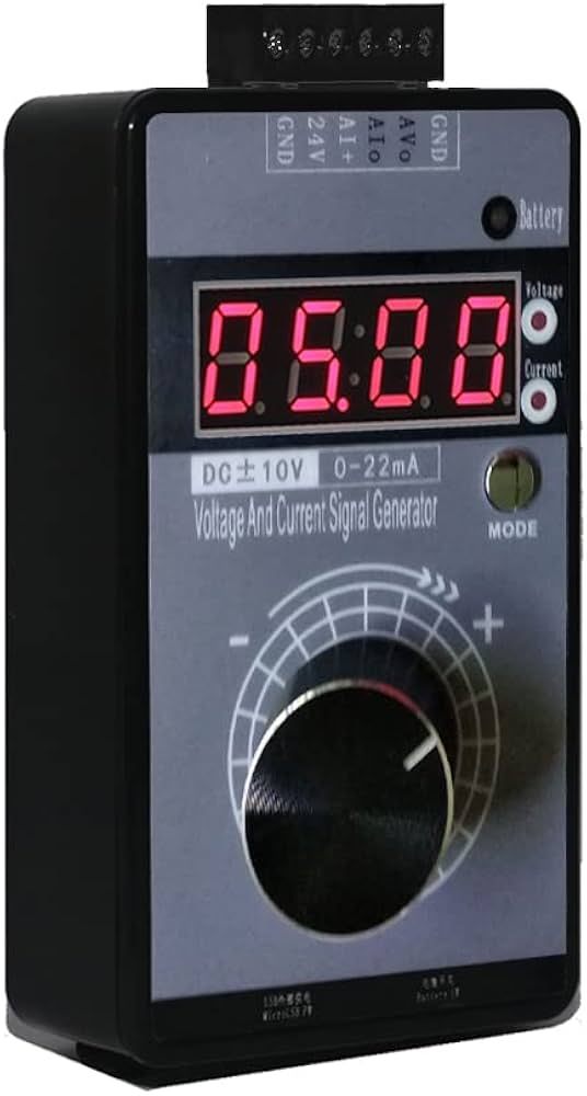 Amazon.co.jp: YUEFU ポータブル信号発生器、ポータブル高精度0-5V 0