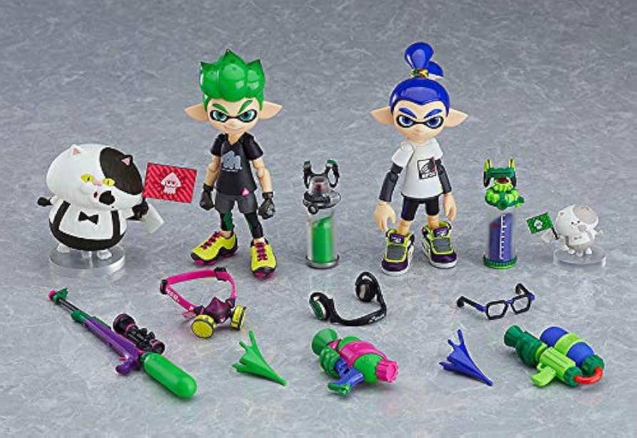 Amazon.co.jp: figma Splatoon/Splatoon2 Splatoon ボーイ DX