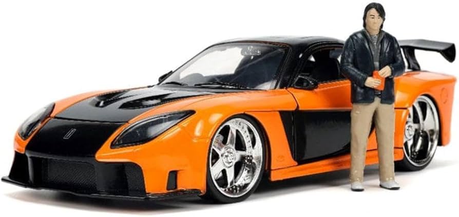 Amazon.com: Jada Toys Fast & Furious 1:24 1995 Mazda RX-7 Widebody