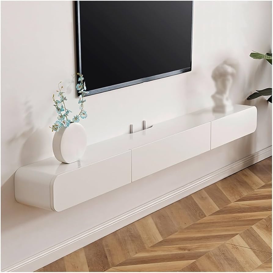 Amazon｜フロートテレビ、壁掛けテレビキャビネット、引き出しとドア