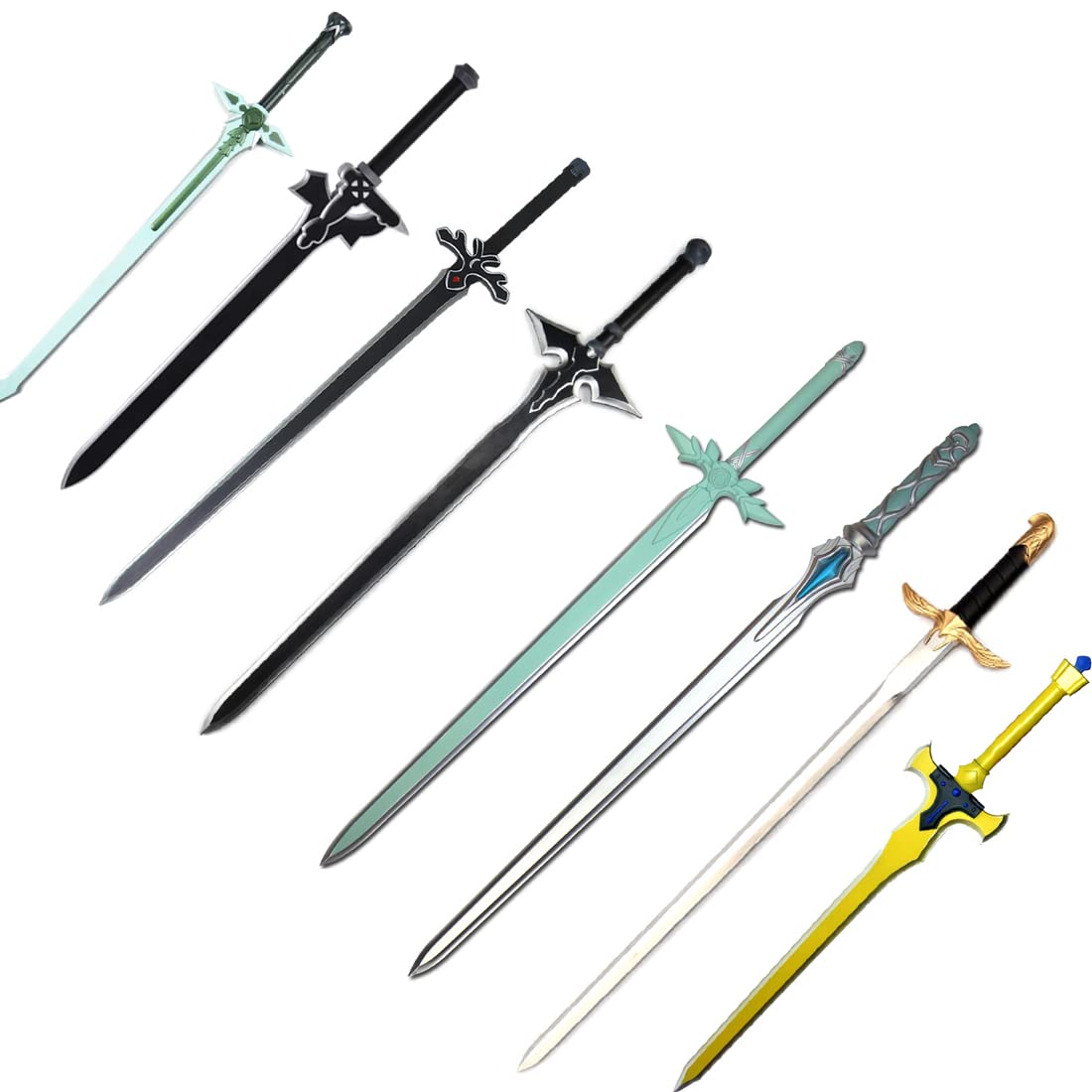 Amazon.co.jp: bardsxgfg(あき) コスプレ道具 武器刀 樹脂製 細剣 黒剣