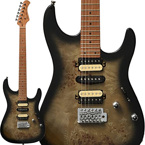 Amazon | Bacchus IMPERIAL24-BP-RSM/M BK-B エレキギター バッカス