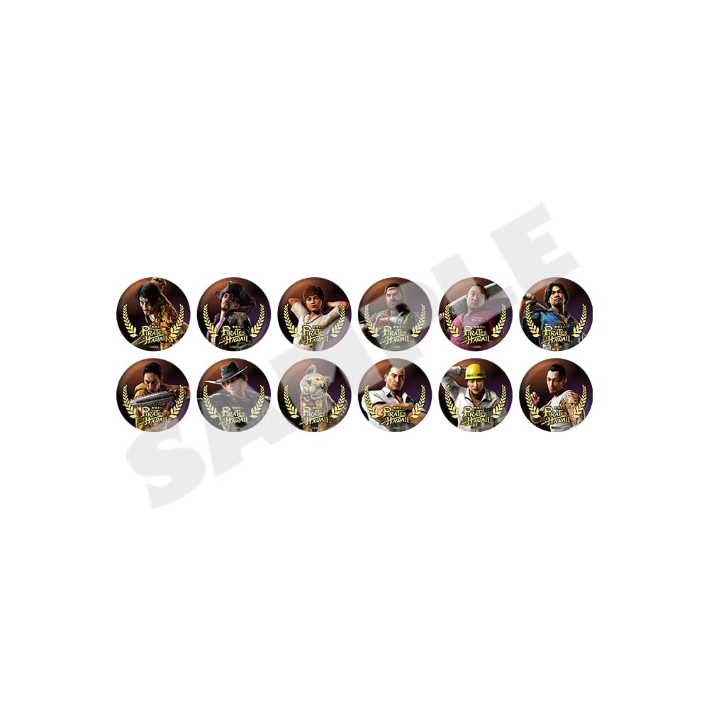 Amazon.co.jp: 『龍が如く8外伝 Pirates in Hawaii』メタル缶バッジ