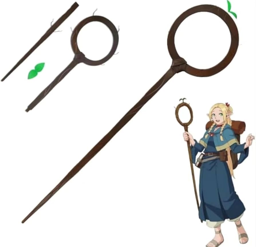 Amazon.co.jp: ダンジョン飯 マルシル 法杖 武器 杖 コスプレ道具 魔法