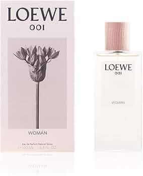 Amazon.com : Loewe 001 Woman Eau De Perfume Spray 100Ml : Beauty