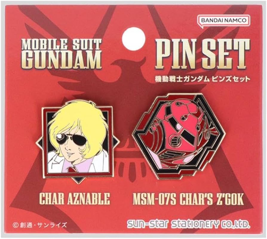 Amazon | 機動戦士ガンダム[ピンバッジ]ピンズセット/シャア＆シャア