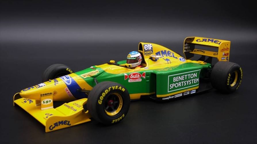 Amazon.co.jp: 1/18 ベネトン B193 サンマリノGP キャメル仕様 M