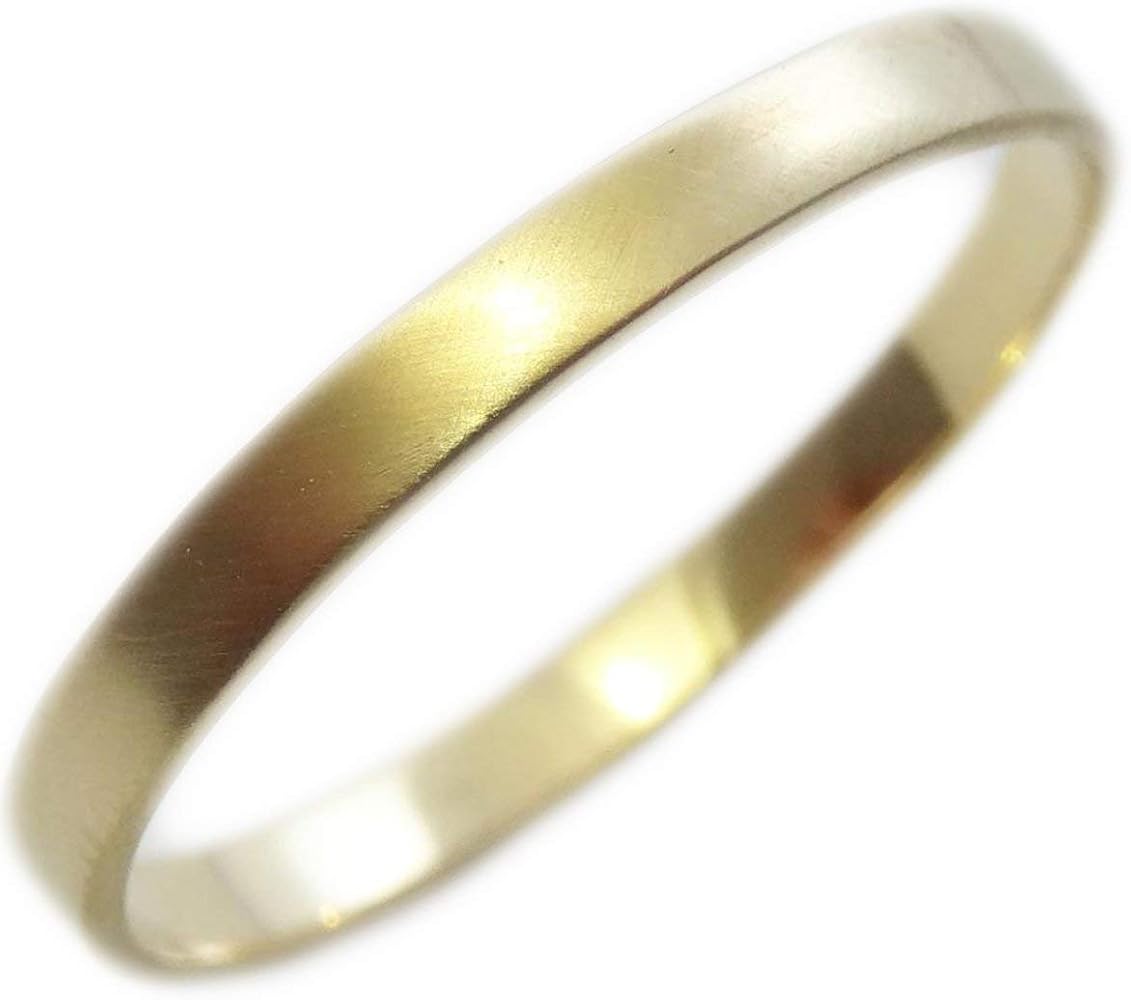 Amazon | [ファーストコレクション] ピンキーリング 艶消し 18金 指輪