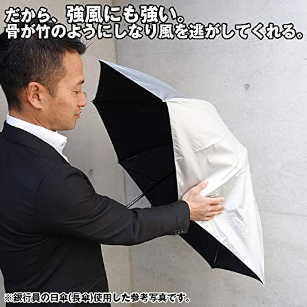 Amazon.co.jp: 銀行員の日傘折りたたみVer.(親骨60cm ZIP 日本テレビ