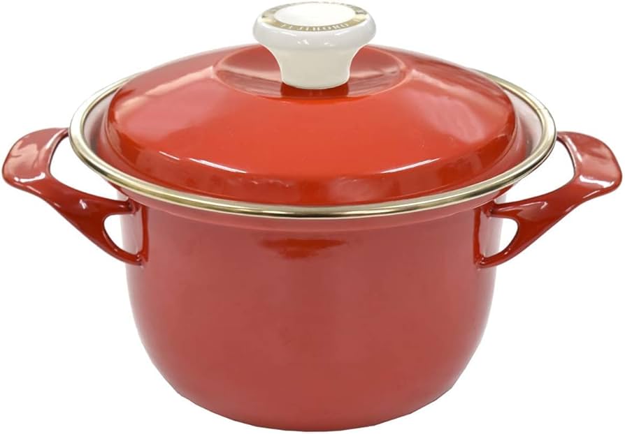 Amazon｜富士ホーロー EXシリーズ 16cmココット スカーレット｜両手鍋