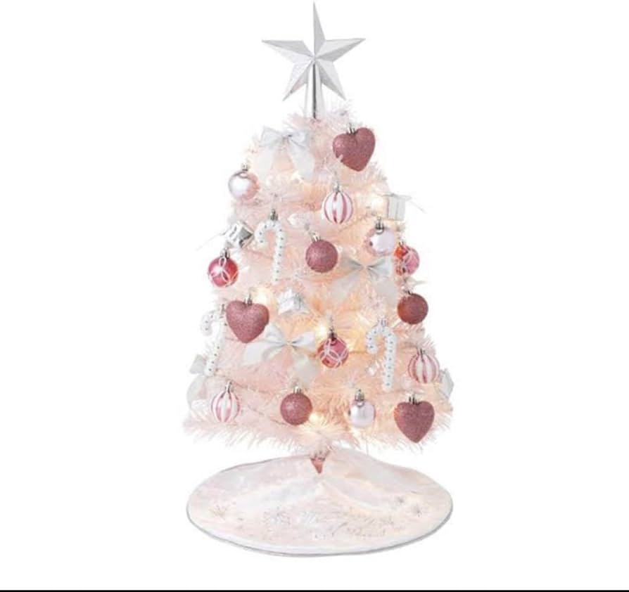 Amazon.co.jp: フランフラン francfranc クリスマスツリー 白 ピンク