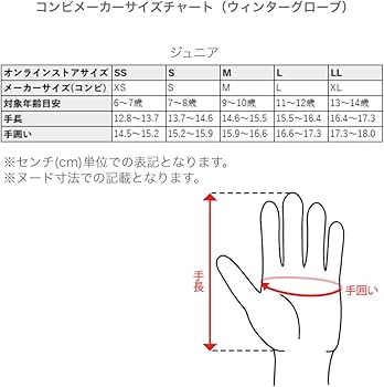 Amazon | コンビ（KOMBI） ジュニア 手袋 5本指グローブ ゴアテックス