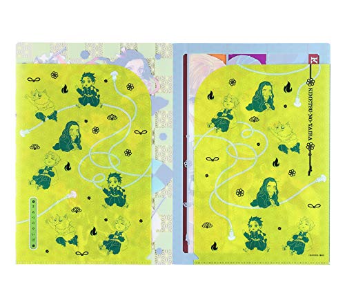 Amazon.co.jp: 鬼滅の刃 見開きダブルポケットクリアファイル 竈門炭