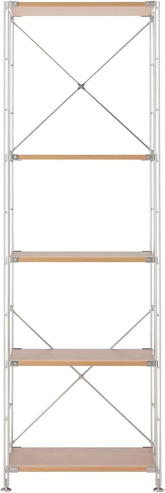 Amazon｜無印良品 ステンレスユニットシェルフ オーク材棚セット 大 幅