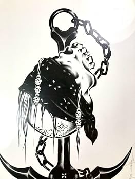 Amazon.co.jp: 注目！USUGROW/薄黒/シルクスクリーンポスター/直筆