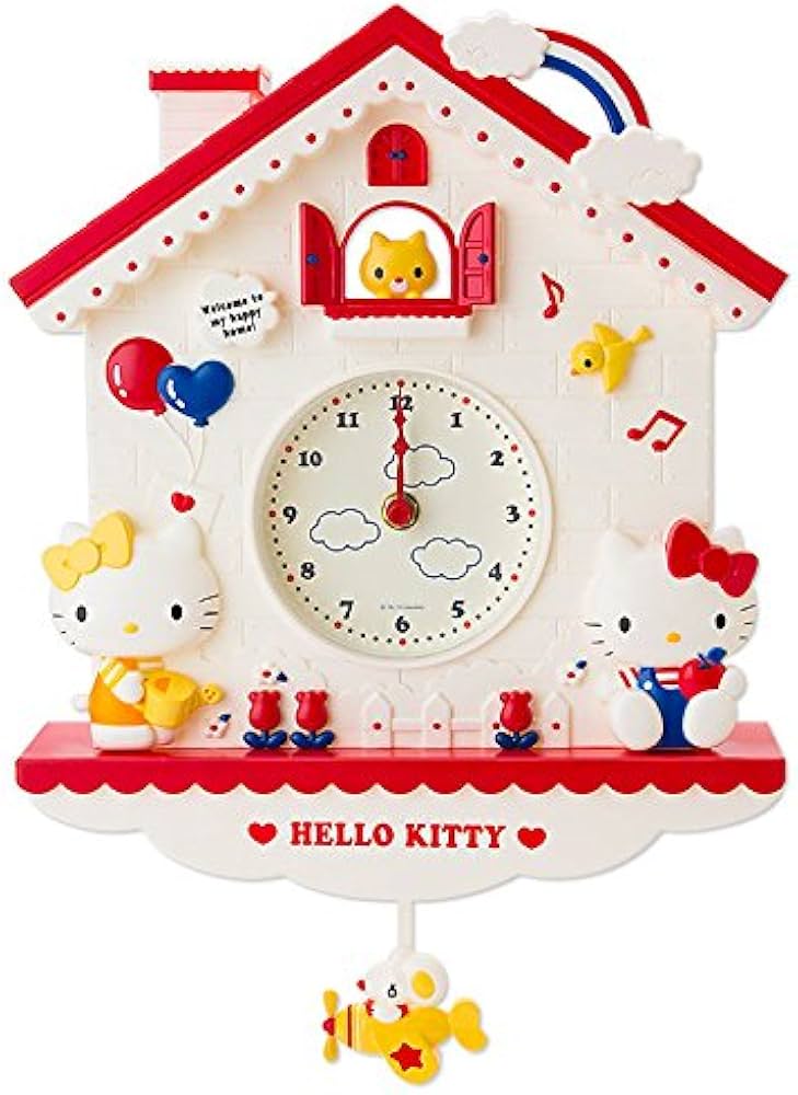 Amazon.co.jp: サンリオ(SANRIO) ハローキティ デコラティブ振り子時計
