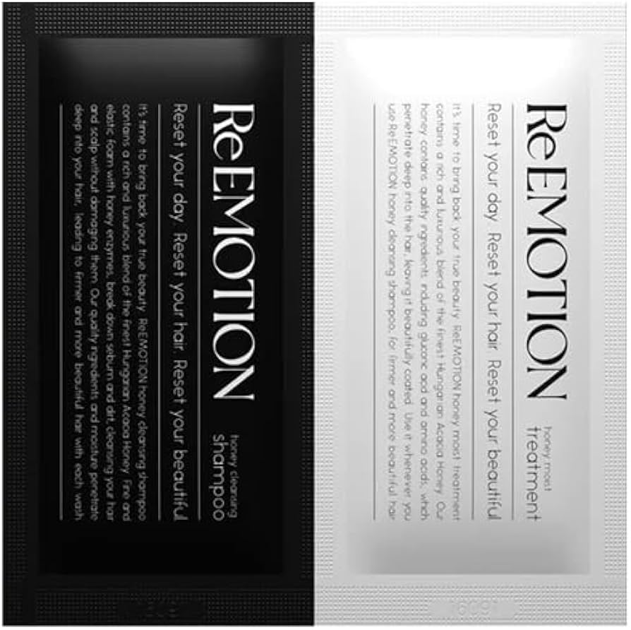 Amazon | 【5個セット】Re:EMOTION トライアル ミニパウチ [シャンプー