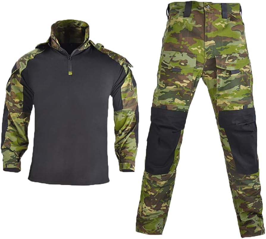 Amazon.co.jp: 男性用G3コンバットスーツ戦術的トレーニングシャツと