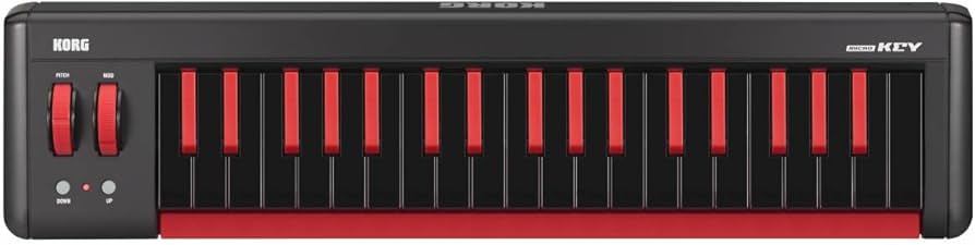 Amazon | KORG コルグ USB MIDI キーボード microKEY-37BKRD 【37鍵