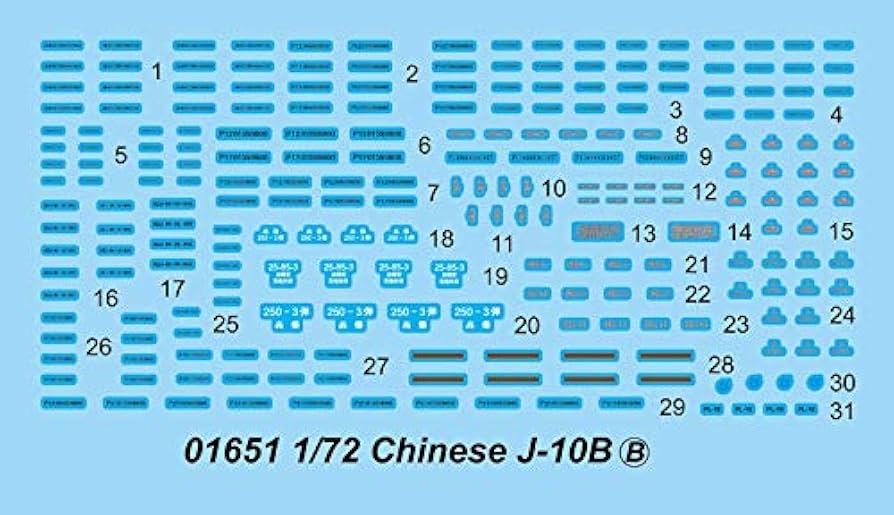 Amazon | トランペッター 1/72 中国空軍 J-10S複座型戦闘機 プラモデル