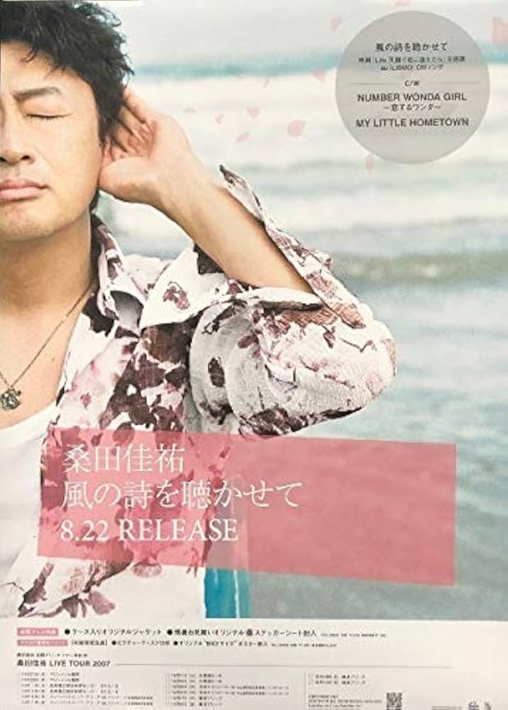 Amazon.co.jp: 桑田佳祐 サザンオールスターズ B2 告知 ポスター 風の