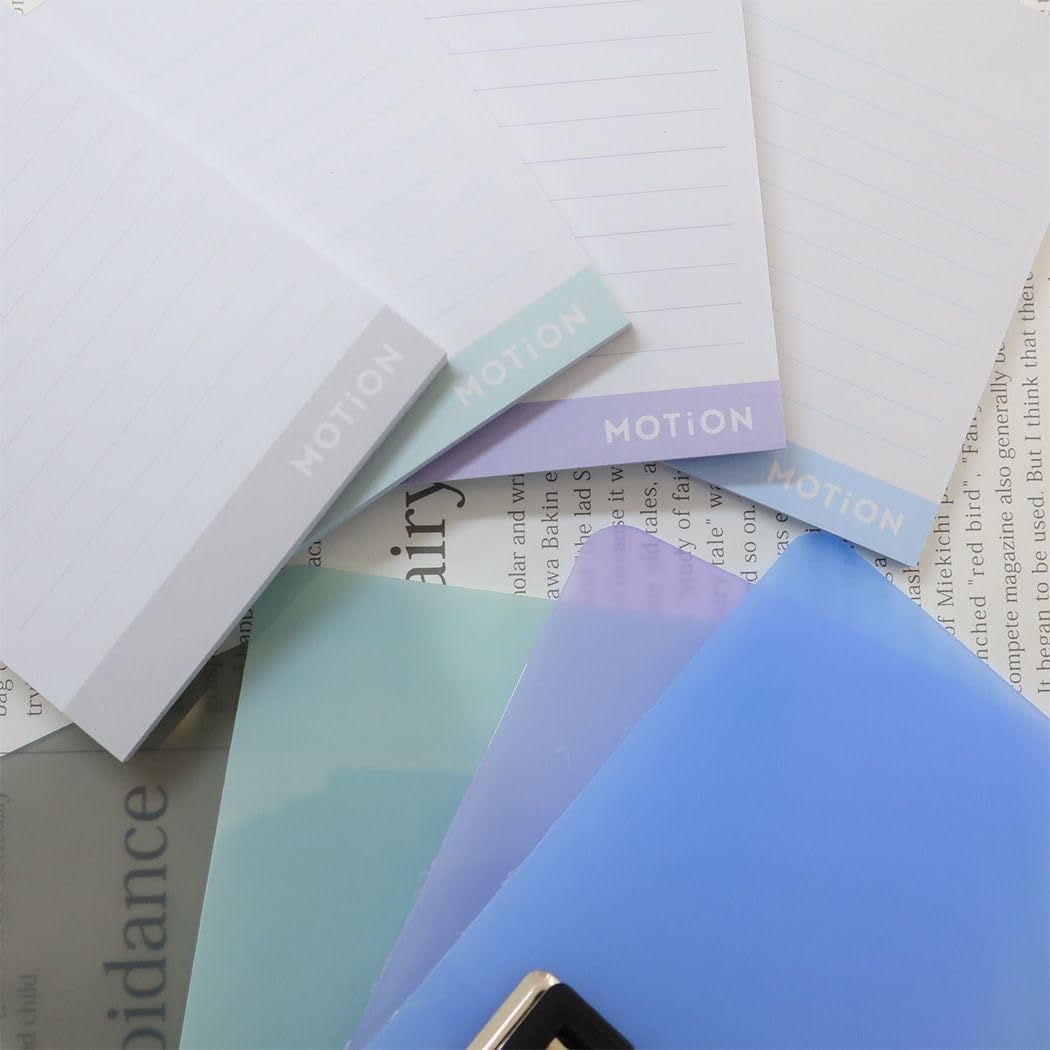 Amazon.co.jp: MOTiON[メモ帳]クリアバインダーメモ 【ミント