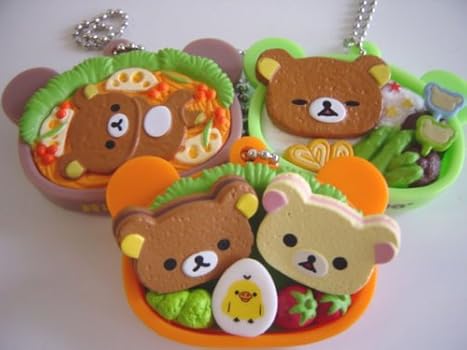 Amazon.co.jp: リラックマ お弁当マスコット キーチェーン レア入6種