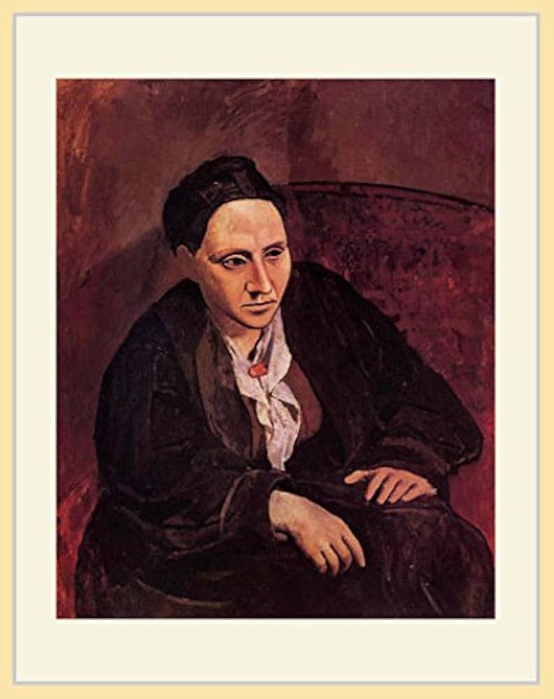 Amazon.co.jp: ピカソ・「ガートルード・スタインの肖像」 プリ