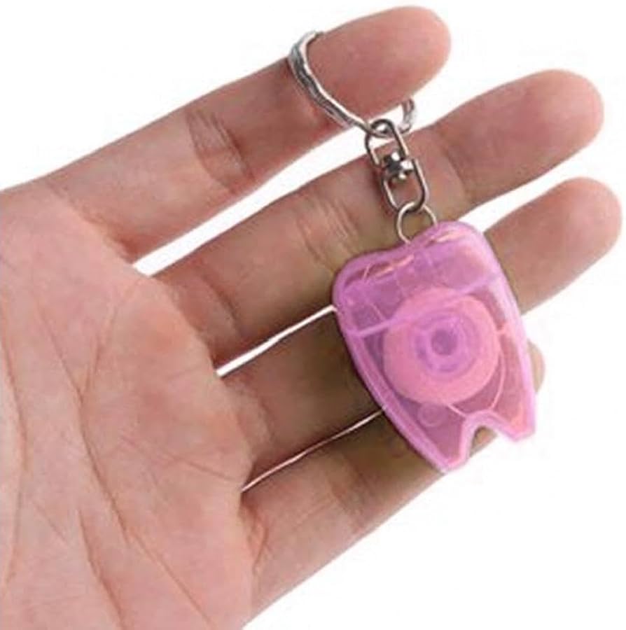 Amazon.co.jp: 歯の形 キーホルダー クリエイティブ デンタル フロス