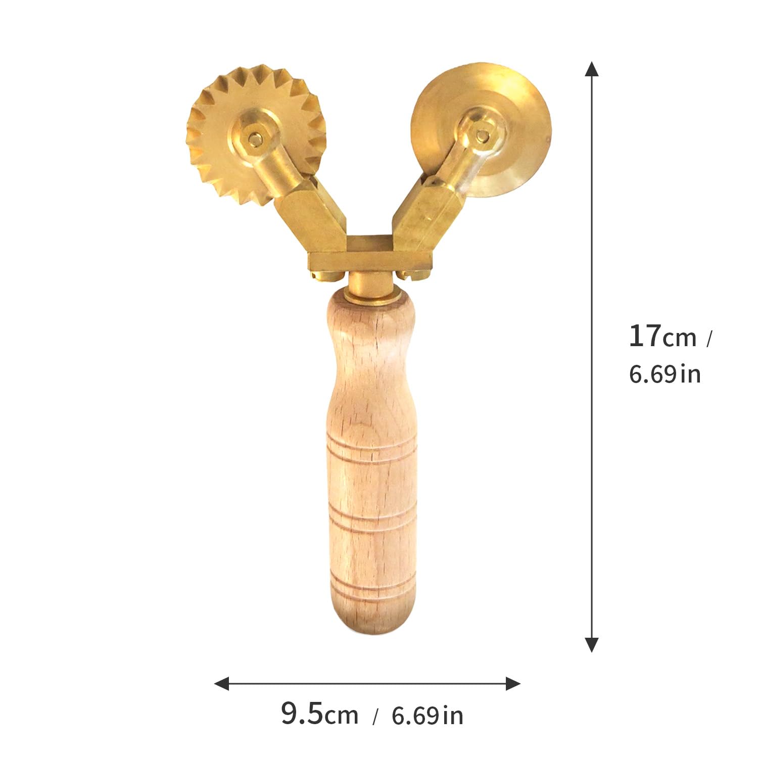 Amazon | La Gondola イアリア製 パスタカッター 真鍮製 ダブル