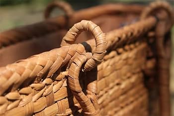 Amazon.co.jp: 山葡萄 籠 バッグ かご 男女兼用 オリジナル 山葡萄